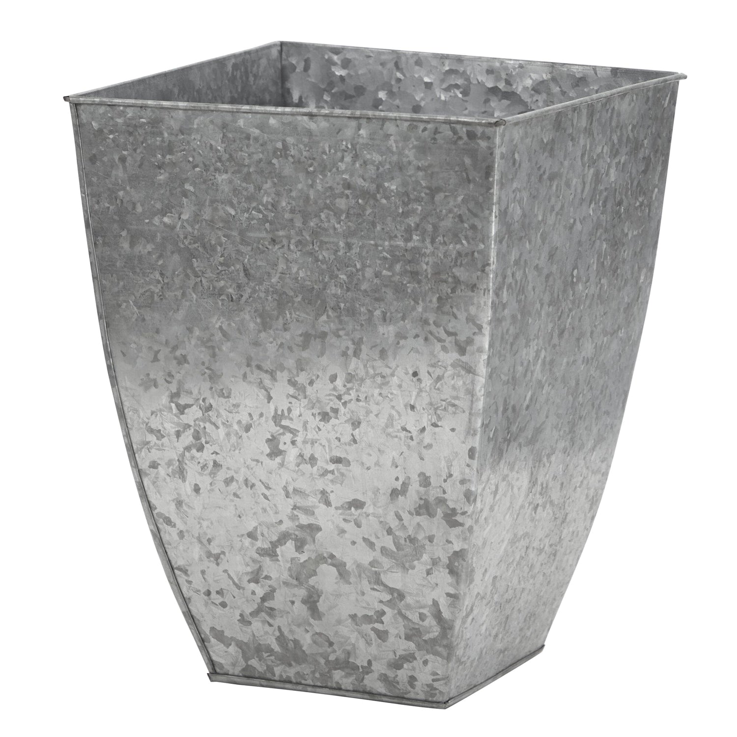 grey square plant pots 15” Square Tin Planter