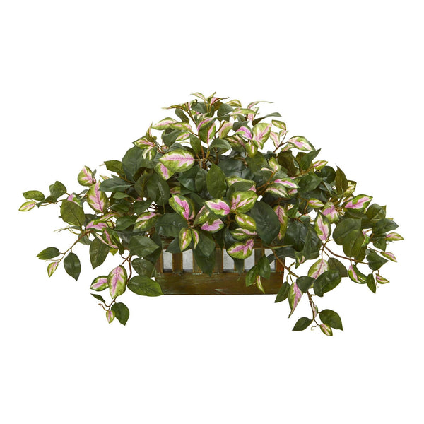 16” Hoya Artificial Plant in Decorative Planter