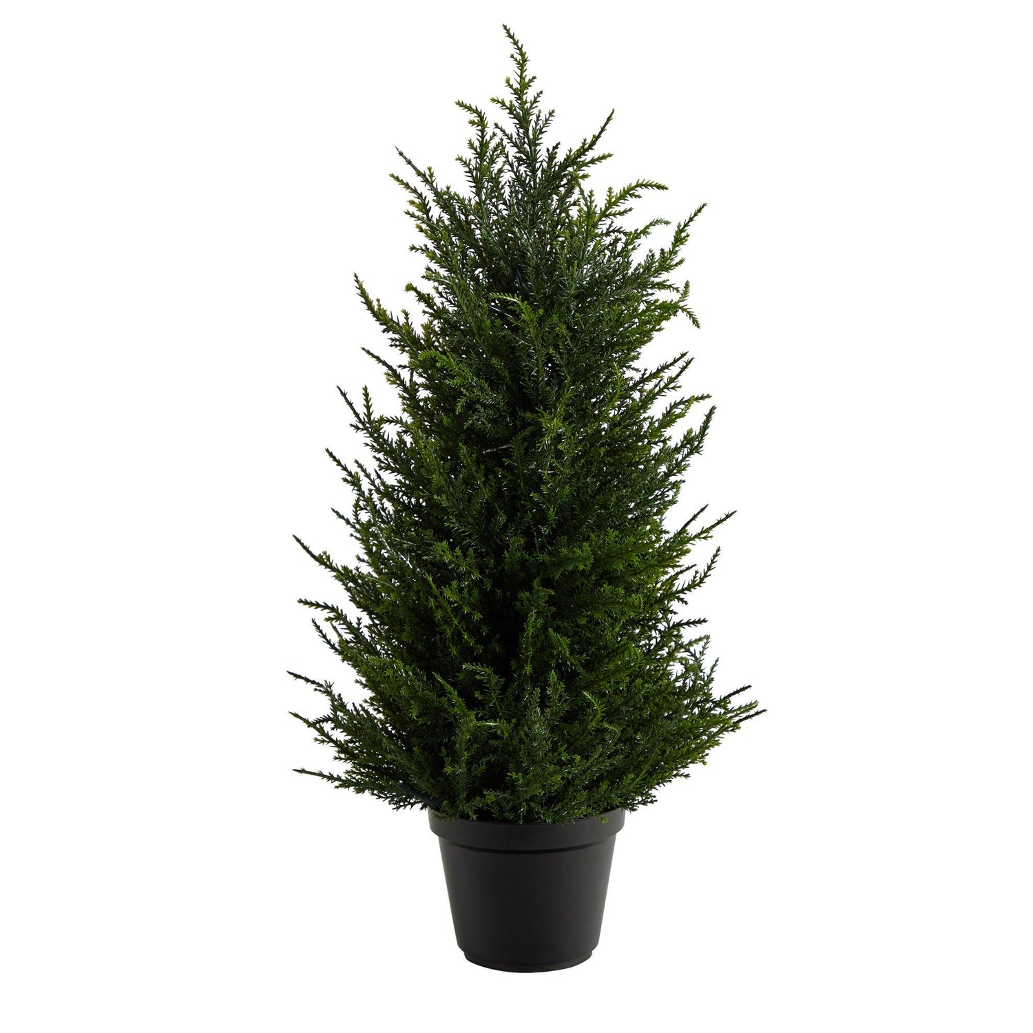 18” Cedar Artificial Tree with LED Lights UV Resistant (Indoor/Outdoor)