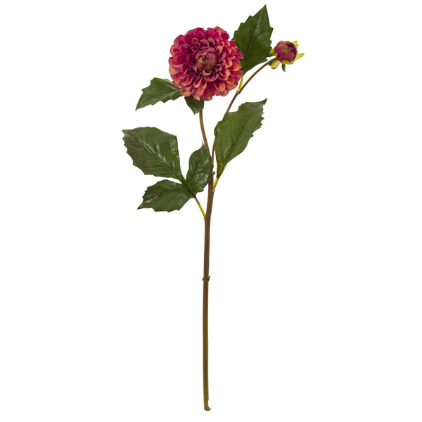 19” Dahlia Artificial Flower (Set of 6)