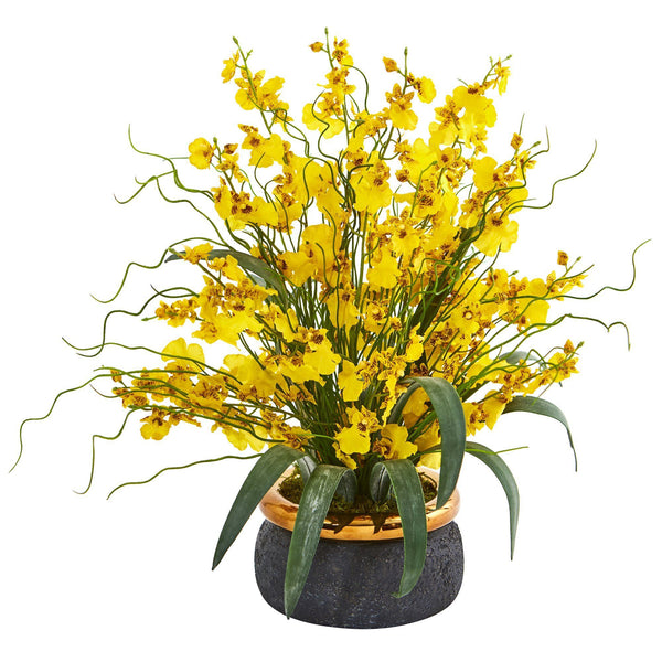 19” Dancing Lady Artificial Arrangement in Vase