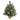 2’ Frosted Pine Artificial Christmas Tree with 35 Clear LED Lights, Pinecones and Burlap Base
