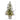 2’ Frosted Pre-Lit Artificial Christmas Tree with Pinecones in Decorative Planter