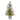 2’ Frosted Pre-Lit Artificial Christmas Tree with Pinecones in Decorative Planter