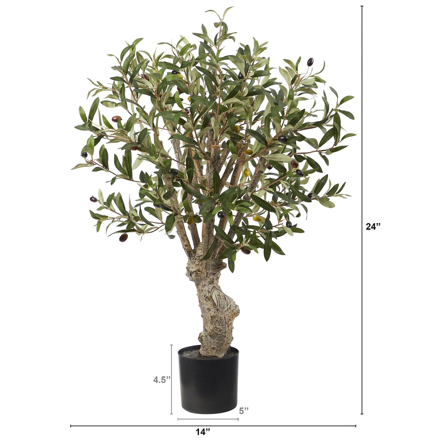 2’ Olive Artificial Tree
