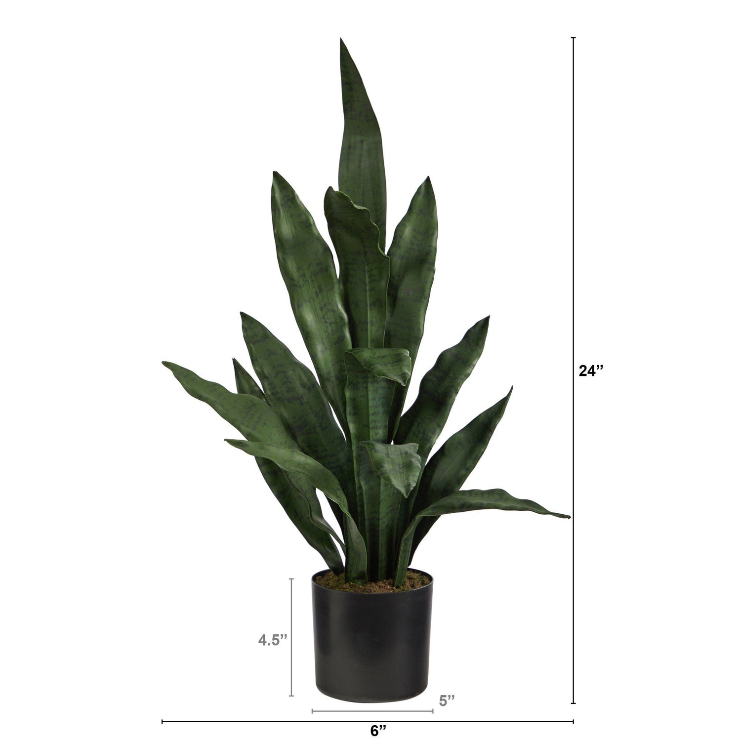 2’ Sansevieria Artificial Plant