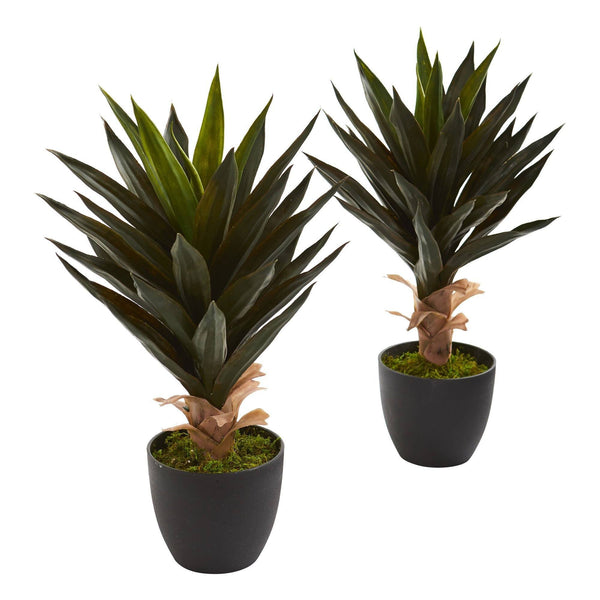 20" Agave Artificial Plant (Set of 2)"