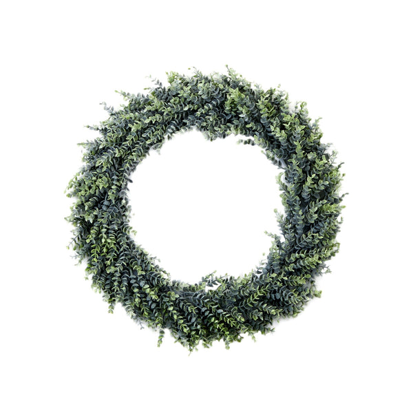 20” Artificial Eucalyptus Boxwood Wreath