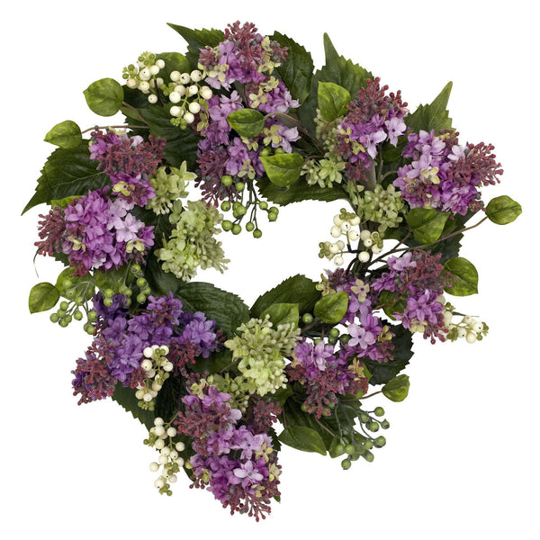 20" Hanel Lilac Wreath"
