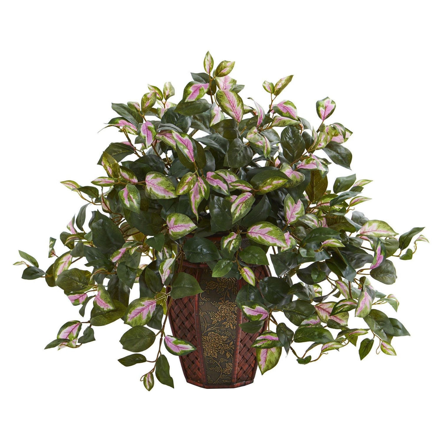 20" Hoya Faux Plant in Decorative Planter