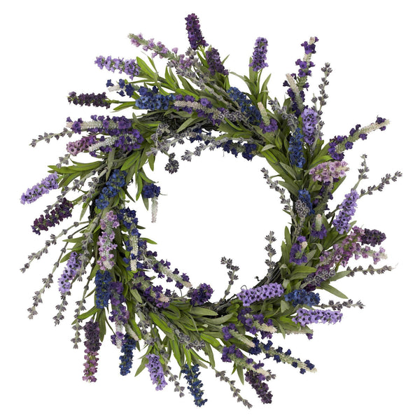 20" Lavender Wreath"
