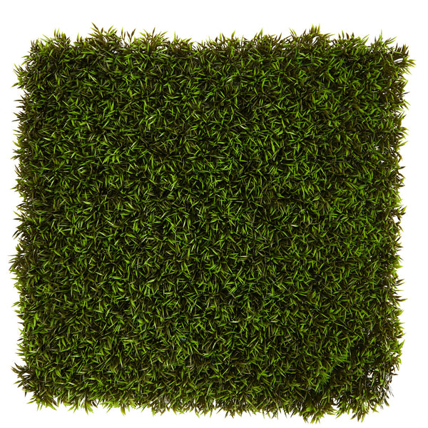 20” Mini Pordocarpus Artificial Wall Mat (Indoor/Outdoor) (Set of 2)