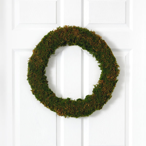 20” Moss Artificial Wreath