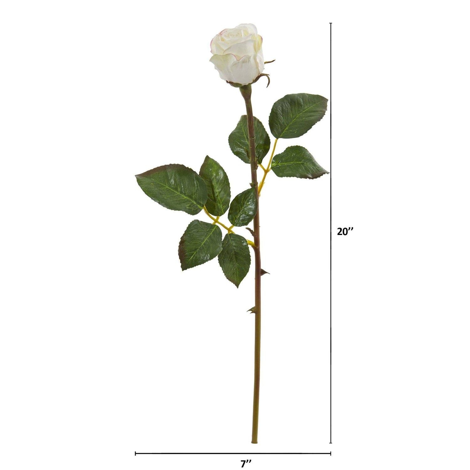 20” Rose Bud Artificial Flower (Set of 12)