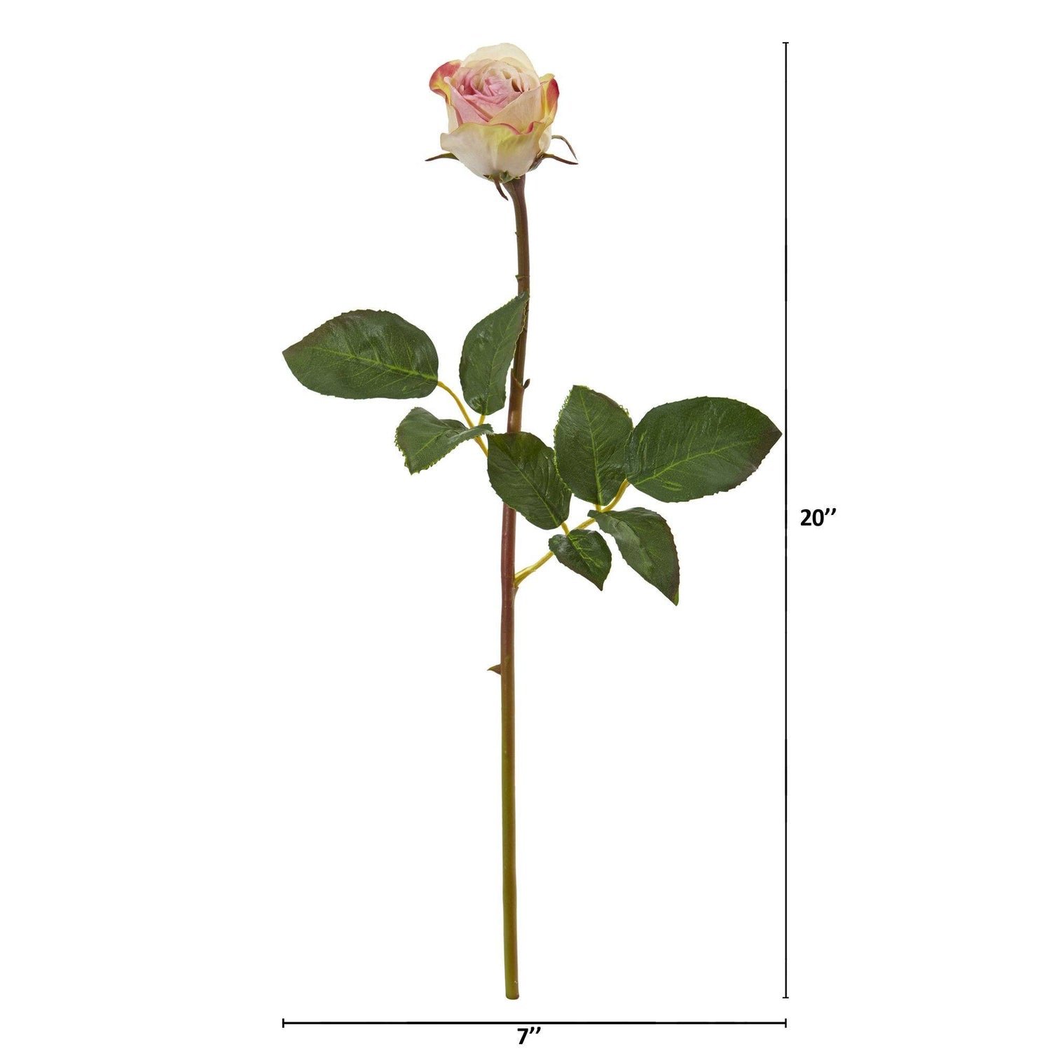 20” Rose Bud Artificial Flower (Set of 12)