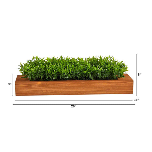 20” Sweet Grass Artificial Plant in Decorative Planter