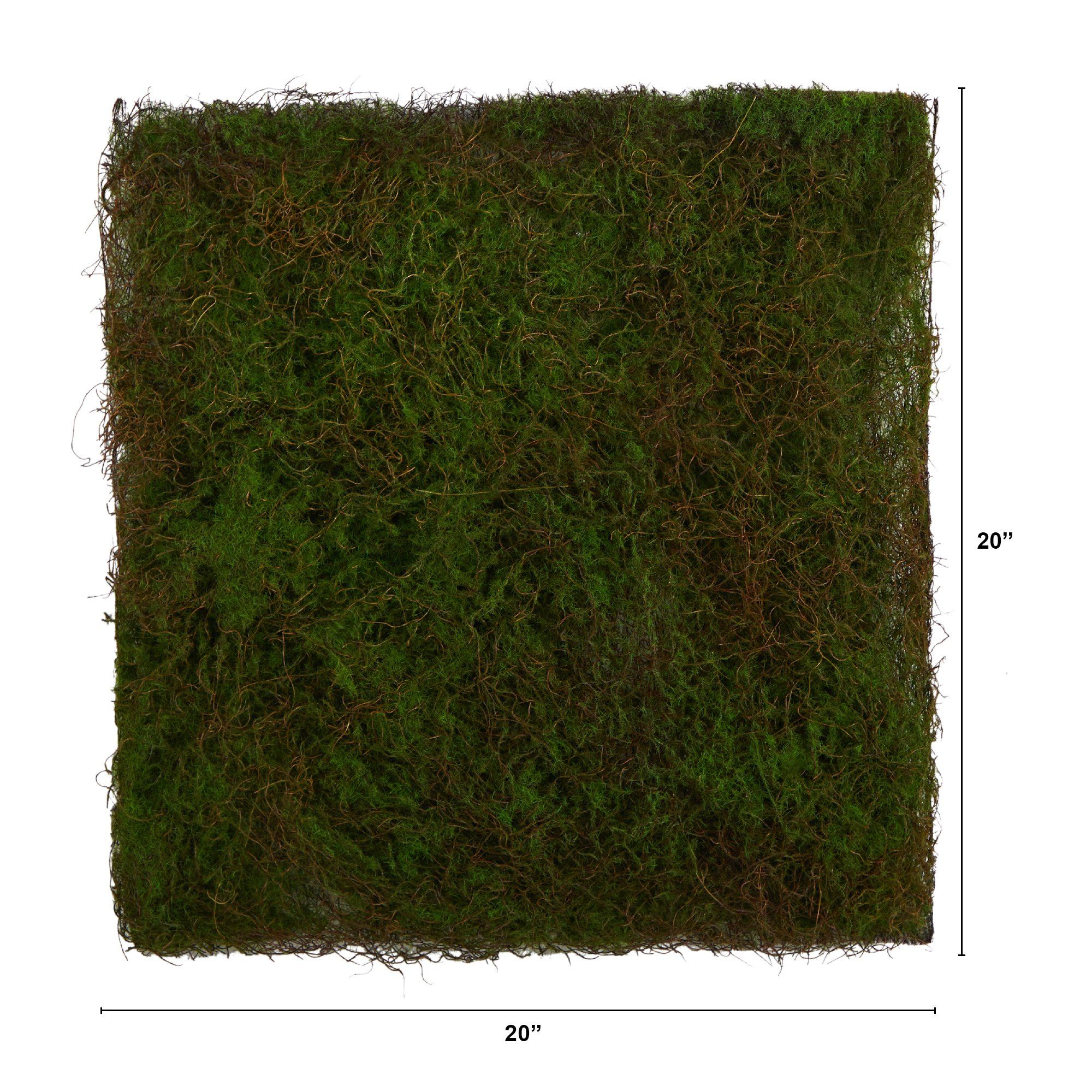 20” X 20” Artificial Moss Mat | Nearly Natural