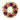 21” Mixed Daisy Artificial Wreath