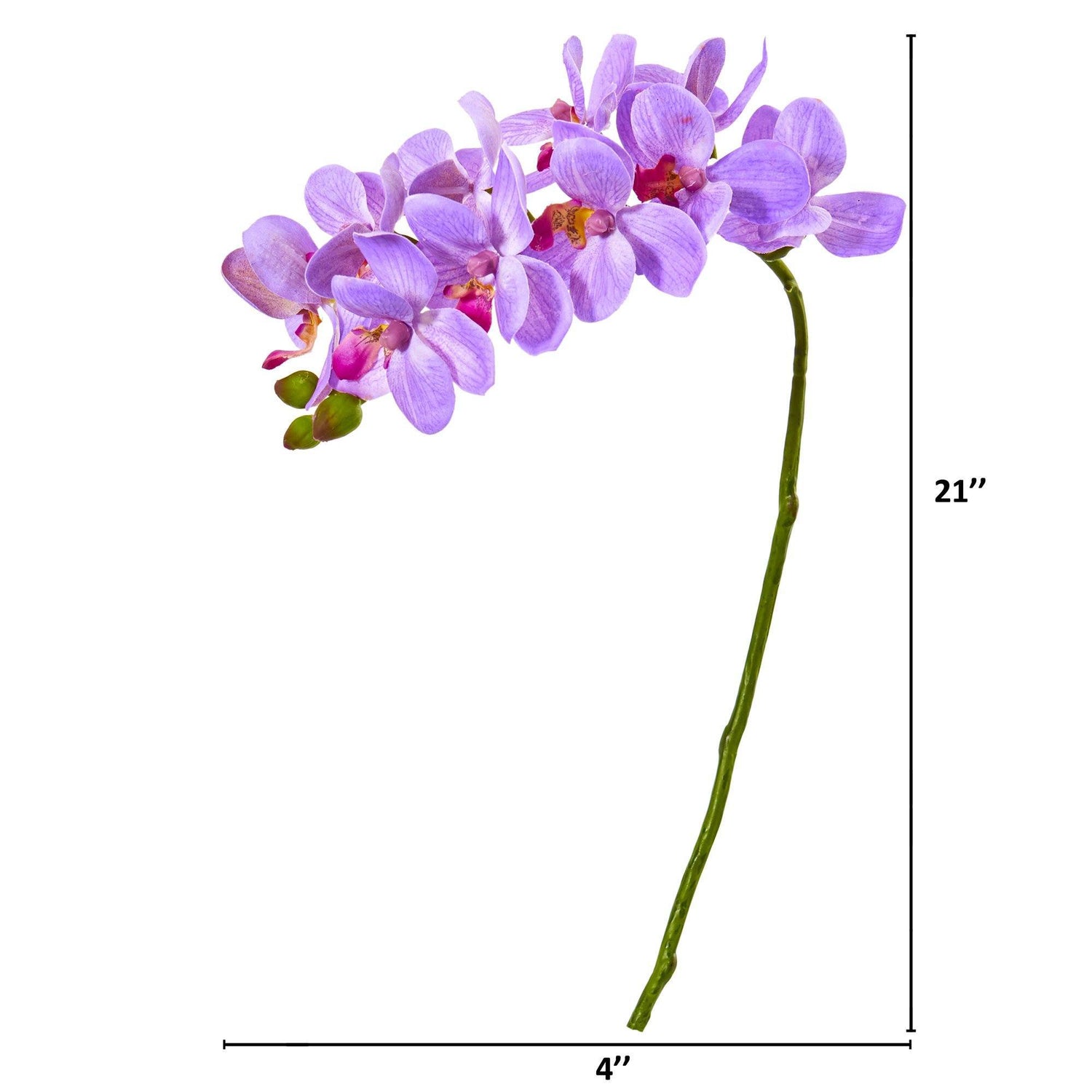 21” Artificial Phalaenopsis Orchid Flower (Set of 6)