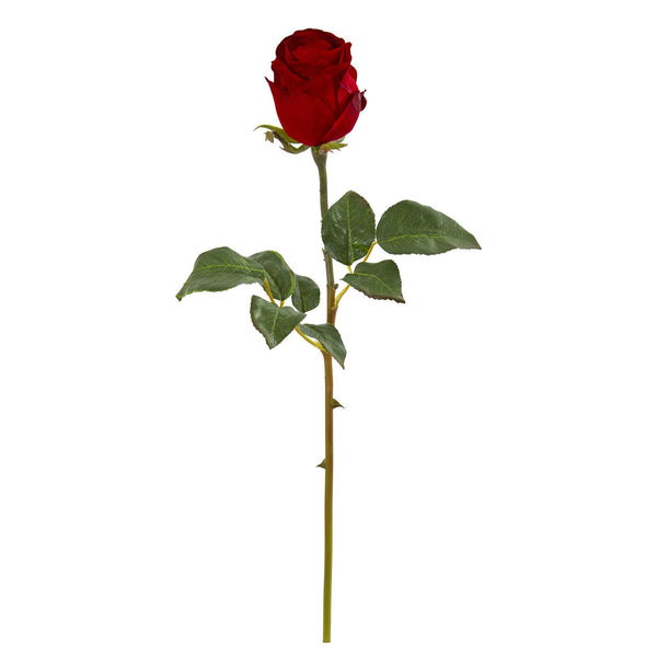 21” Rose Bud Artificial Flower (Set of 6)