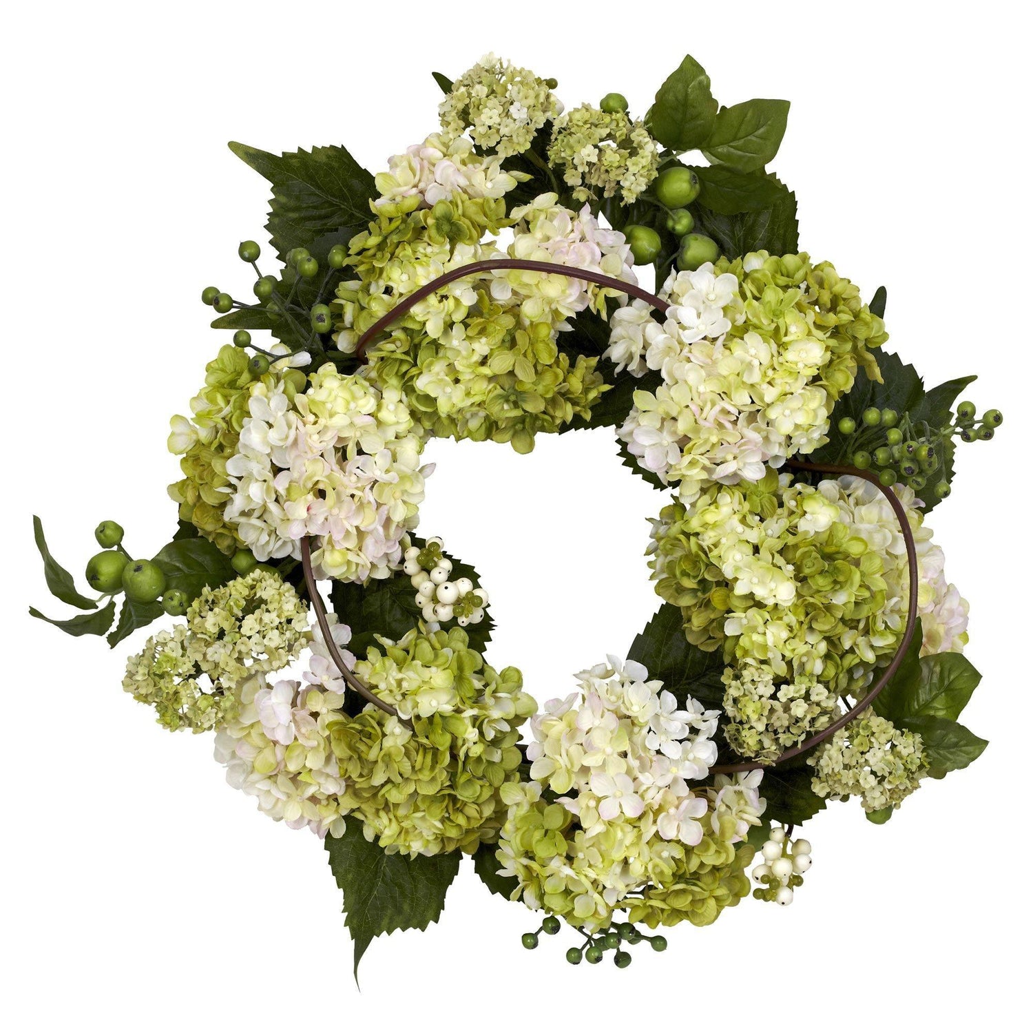22” Artificial Hydrangea Wreath