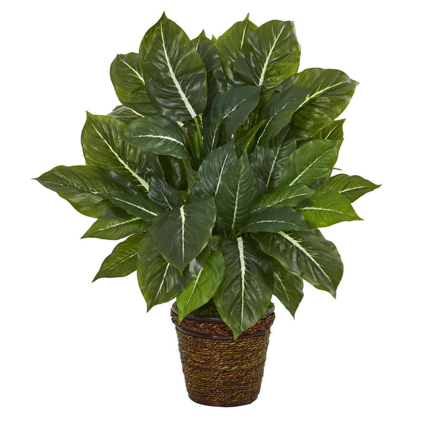 22” Evergreen Artificial Plant in Planter (Real Touch)