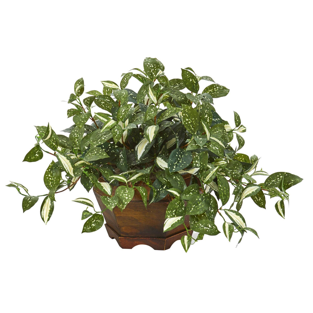 plastic plant florida 22” Florida Beauty Artificial Plant in Decorative Planter