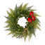 23” Assorted Fern and Calla Lily Artificial Wreath