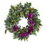 23” Mixed Greens and Bougainvillea Artificial Wreath