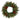 24” Green Pine Artificial Christmas Wreath with 50 Warm White LED Lights, Berries and Pine Cones
