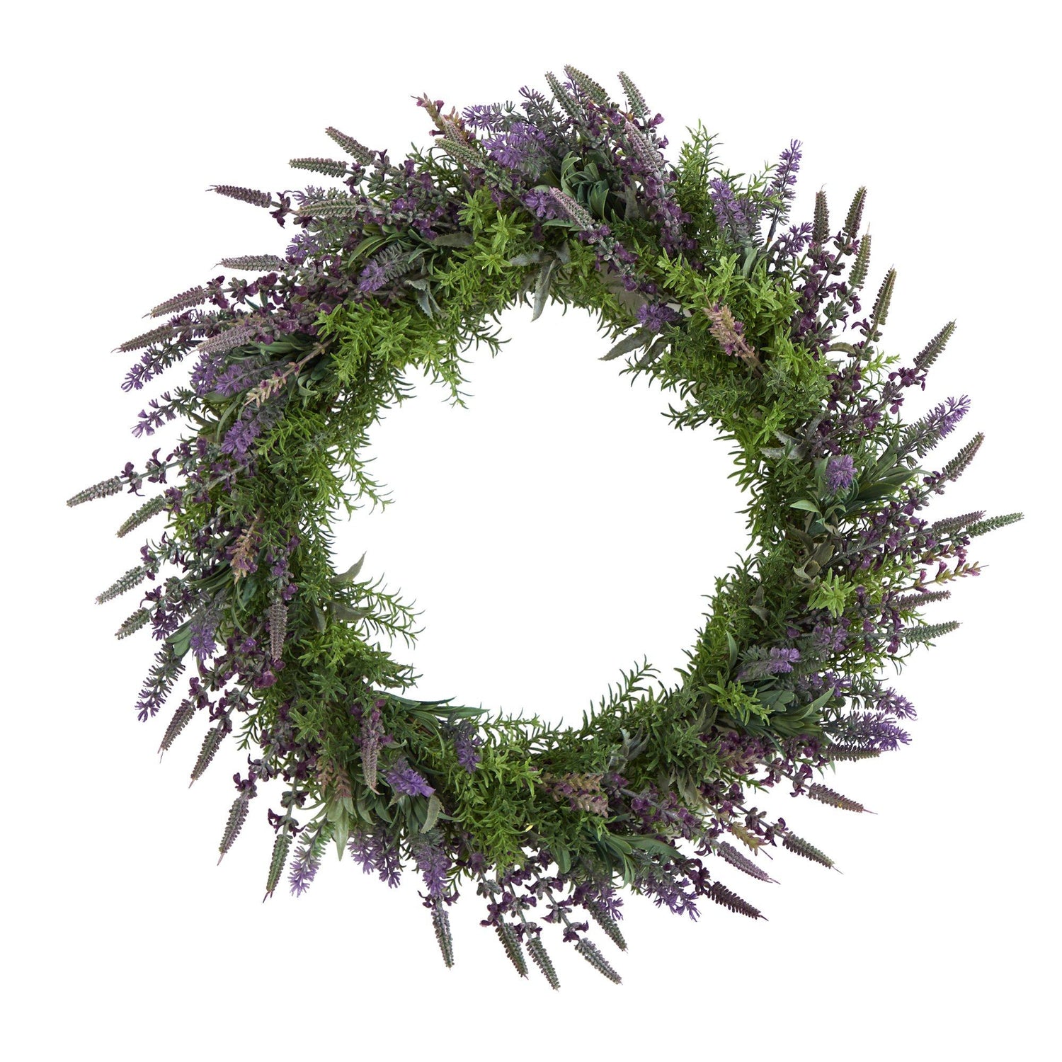 24” Lavender Artificial Wreath