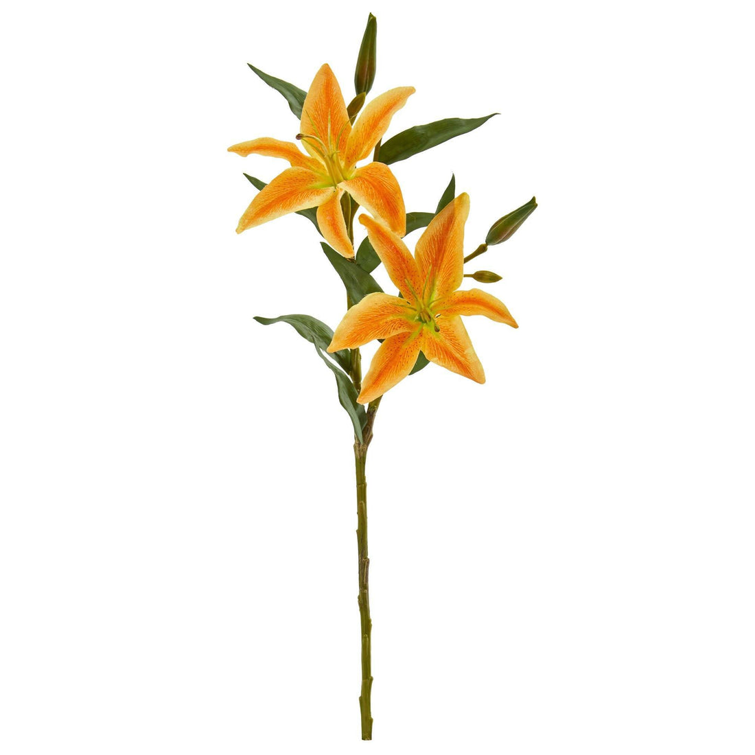 orange lily artificial flower 24” Lily Artificial Flower (Set of 6)