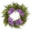 24” Mixed Fern and Phalaenopsis Orchid Artificial Wreath