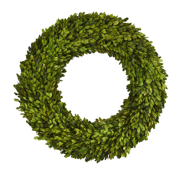 24” Preserved Boxwood Wreath