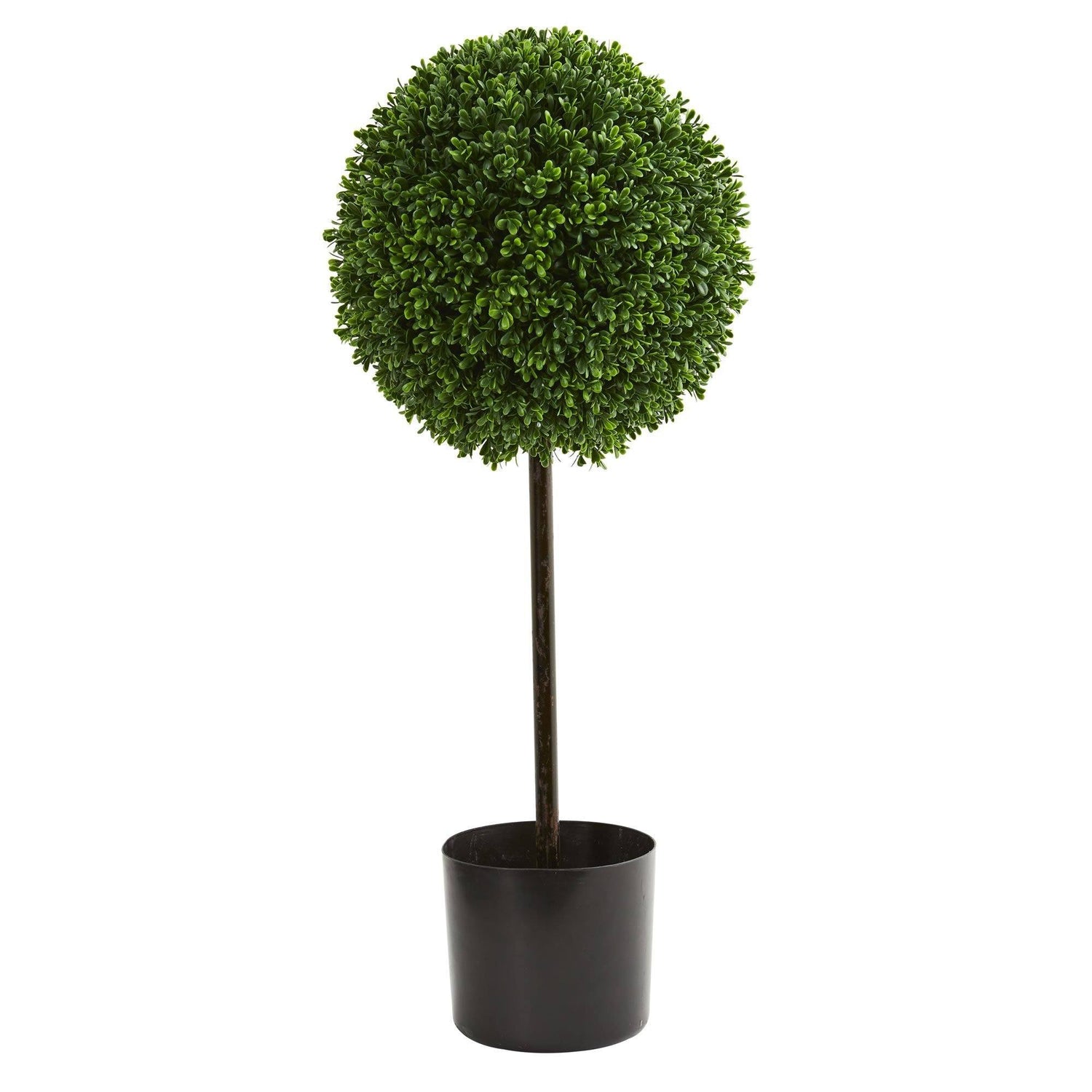 2.5’ Boxwood Ball Artificial Topiary Tree UV Resistant (Indoor/Outdoor)