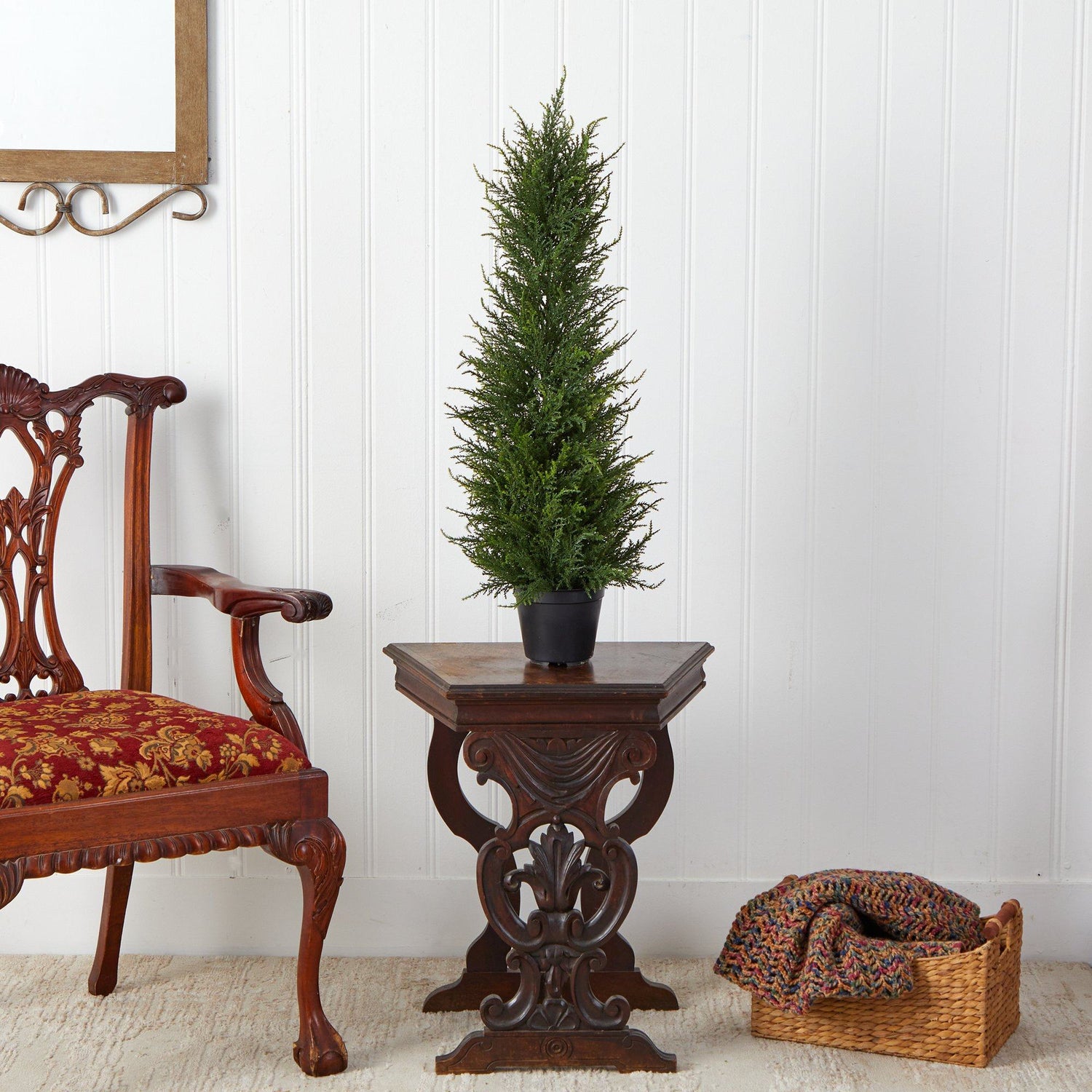 2.5’ Cypress Artificial Tree UV Resistant (Indoor/Outdoor)