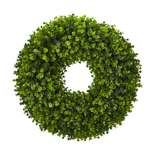25” Eucalyptus Artificial Wreath