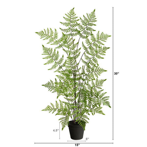 2.5’ Ruffle Fern Artificial Tree