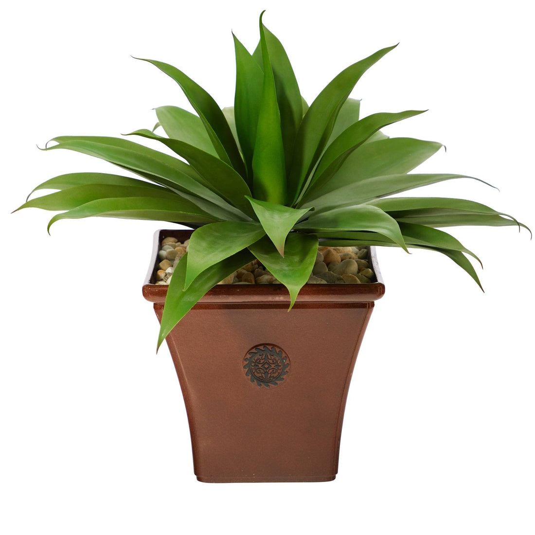 succulent cravings 26” Agave Succulent Artificial Plant in Brown Planter