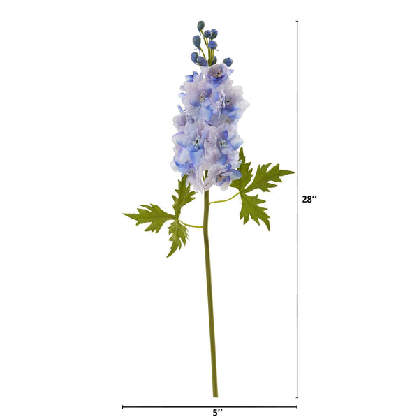28” Delphinium Artificial Flower (Set of 4)