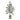 28” Flocked Christmas Artificial Tree in Decorative Planter