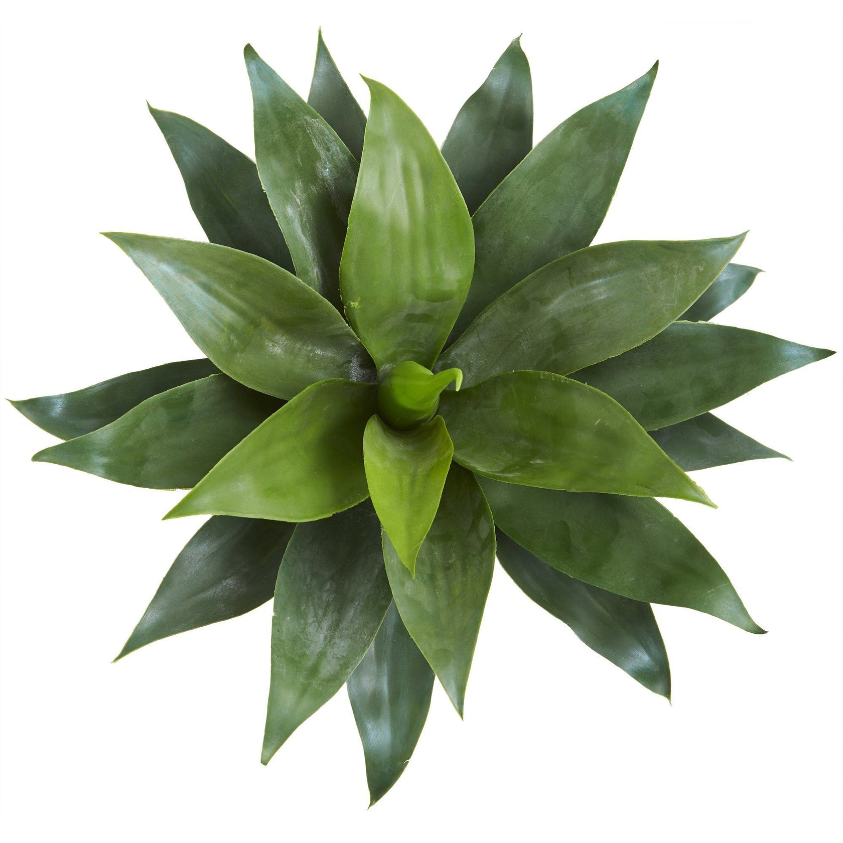 28” Large Agave Artificial Plant in Green Planter with Legs Nearly