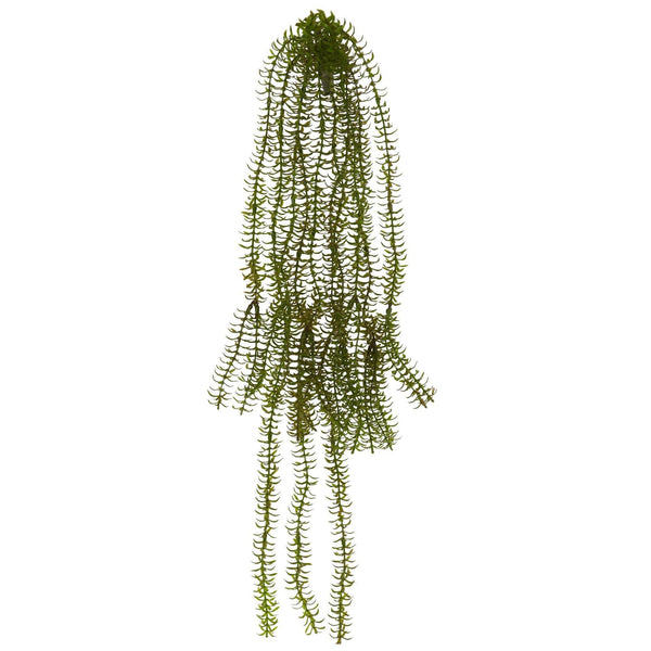 28” Red Bottlebrush Artificial Hanging Plant (Set of 6)