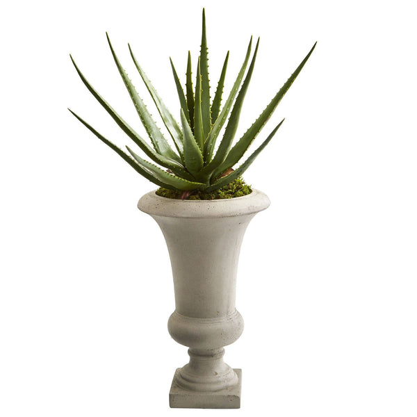 29” Aloe Artificial Plant in Urn