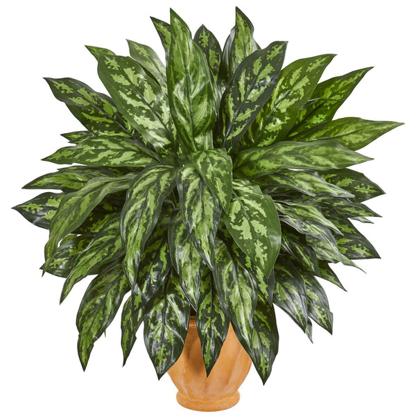 29” Silver King Artificial Plant in Terra Cotta Planter