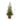 3’ Alpine “Natural Look” Artificial Christmas Tree in Wood Planter with Pine Cones