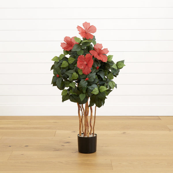 3’ Artificial Hibiscus Tree