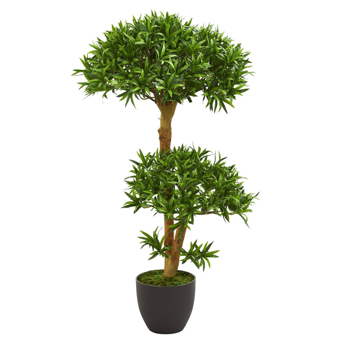 imitation bonsai trees for sale Nearly Natural 3 Ft. Bonsai Styled Podocarpus Artificial Tree