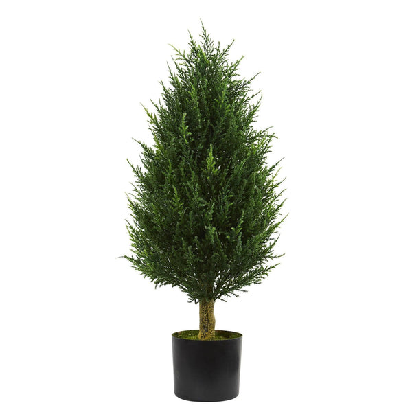 3' Cypress Tower Artificial Tree UV Resistant (Indoor/Outdoor)