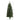 3' Flat Back Wall Hanging Artificial Christmas Tree with 35 Clear LED Lights